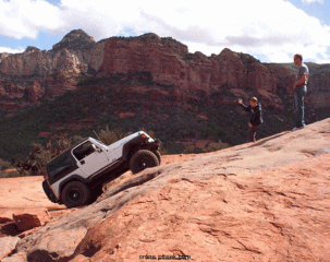 ascending-a-hill-in-sedona