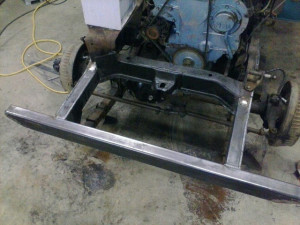 Frame repair on the front end.