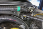 Factory grommet for rear wiper fluid - very top corner of firewall on drivers side