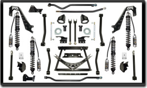 ICON Vehicle Dynamics 4.5-6" coilover conversion kit components