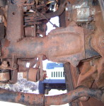 Broken Jeep axle housing resuly