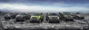 2016 Jeep® 75th Anniversary edition complete model lineup