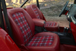 Sweet plaid Jeep Shortcut interior