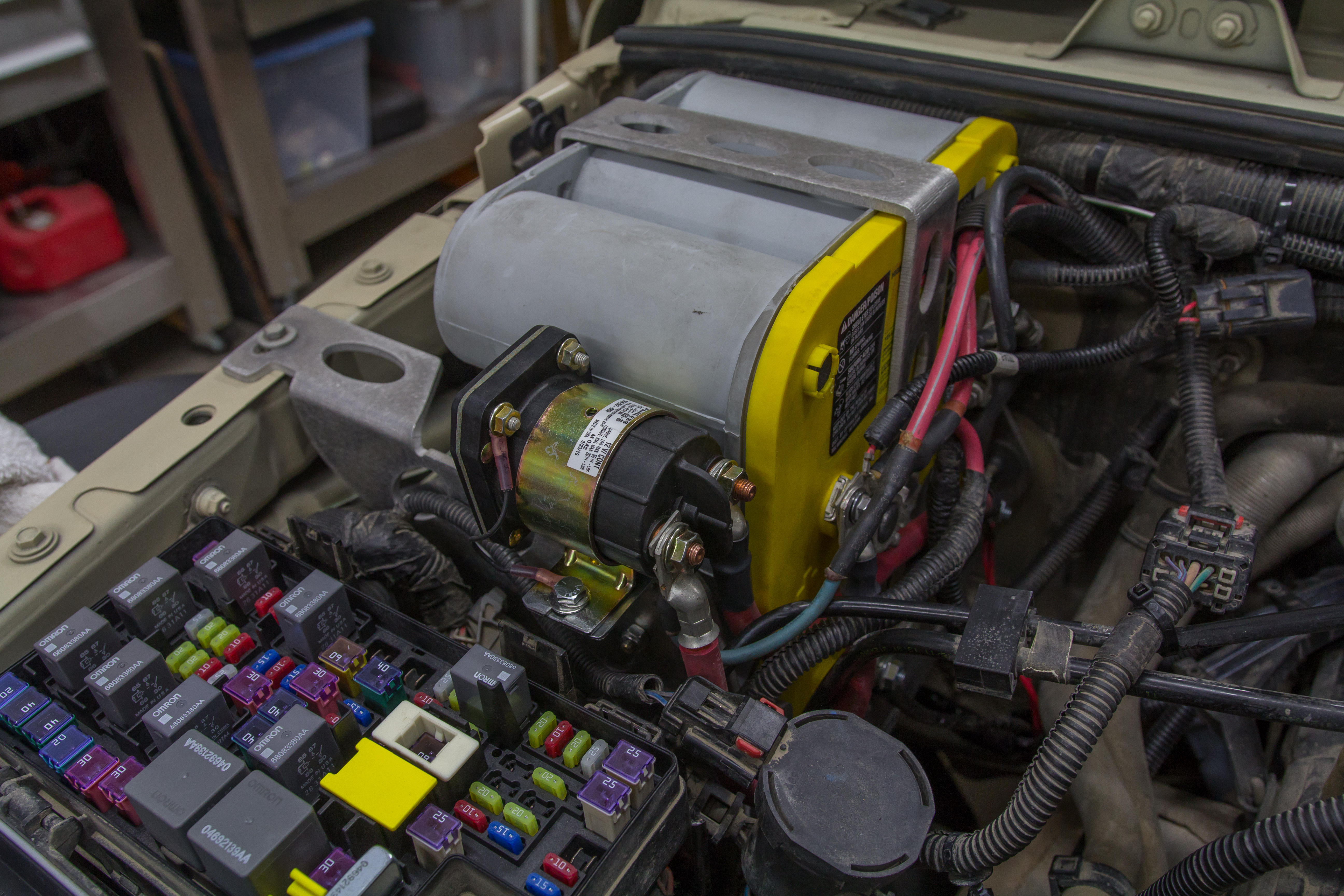 DIY Jeep Wrangler JK Isolated Dual Batteries - JPFreek ... willys truck fuse box 
