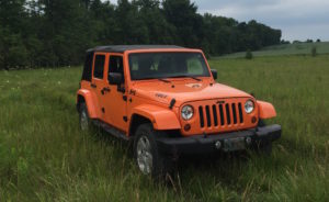 Canadian Jeep Girl Natasha's Orange Crush JKU "Lucy"