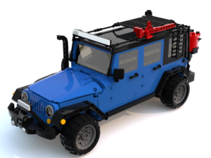 LEGO Jeep JKU model