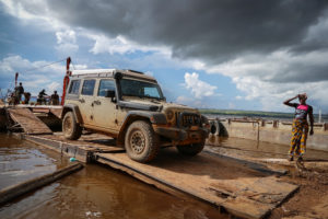 Crossing the mighty Congo River